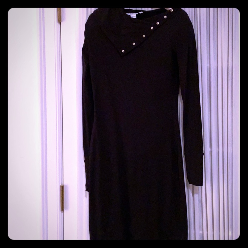 DVF Black Dress